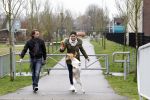 Vinkeveen 25 januari 2012
Roxeanne Hazes en haar vriend Nick laten samen hun hond uit.
Peter Smulders bv