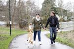 Vinkeveen 25 januari 2012
Roxeanne Hazes en haar vriend Nick laten samen hun hond uit.
Peter Smulders bv