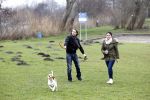 Vinkeveen 25 januari 2012
Roxeanne Hazes en haar vriend Nick laten samen hun hond uit.
Peter Smulders bv