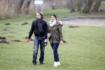 Vinkeveen 25 januari 2012
Roxeanne Hazes en haar vriend Nick laten samen hun hond uit.
Peter Smulders bv