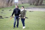Vinkeveen 25 januari 2012
Roxeanne Hazes en haar vriend Nick laten samen hun hond uit.
Peter Smulders bv