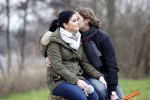 Vinkeveen 25 januari 2012
Roxeanne Hazes en haar vriend Nick laten samen hun hond uit.
Peter Smulders bv