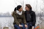 Vinkeveen 25 januari 2012
Roxeanne Hazes en haar vriend Nick laten samen hun hond uit.
Peter Smulders bv