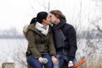 Vinkeveen 25 januari 2012
Roxeanne Hazes en haar vriend Nick laten samen hun hond uit.
Peter Smulders bv
