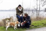 Vinkeveen 25 januari 2012
Roxeanne Hazes en haar vriend Nick laten samen hun hond uit.
Peter Smulders bv