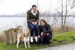 Vinkeveen 25 januari 2012
Roxeanne Hazes en haar vriend Nick laten samen hun hond uit.
Peter Smulders bv