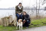 Vinkeveen 25 januari 2012
Roxeanne Hazes en haar vriend Nick laten samen hun hond uit.
Peter Smulders bv