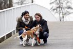 Vinkeveen 25 januari 2012
Roxeanne Hazes en haar vriend Nick laten samen hun hond uit.
Peter Smulders bv