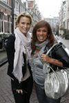 Amsterdam 26 januari 2012
Patty Brard Anouk Smulders en Sjimmy Bruijninckx op straat.
Peter Smulders bv