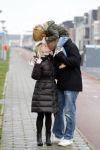 Almere 28 januari 2012
Suus Ruis met vriend en zoontje op straat.
Peter Smulders bv