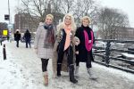 Amsterdam 26 januari 2013
Debbie Jenner Gemma v Eck en Marga Scheide tijdens intervieuw voor Stry in hotel Americain.
Peter Smulders bv
