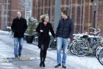 Amsterdam 10 februari 2013
Eva Jinek met haar nieuwe vriend Freek Vonk bij de westergasfabriek.
Peter Smulders bv