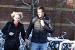 Amsterdam 10 februari 2013
Eva Jinek met haar nieuwe vriend Freek Vonk bij de westergasfabriek.
Peter Smulders bv