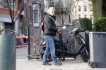 Amsterdam 4 februari 2013
Hajo Bruijns met zijn scooter.
Peter Smulders bv