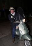 Amsterdam 13 februari 2013
Huub Stapel op zijn Vespa scooter.
Peter Smulders bv