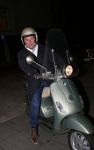 Amsterdam 13 februari 2013
Huub Stapel op zijn Vespa scooter.
Peter Smulders bv