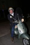 Amsterdam 13 februari 2013
Huub Stapel op zijn Vespa scooter.
Peter Smulders bv