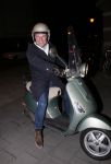 Amsterdam 13 februari 2013
Huub Stapel op zijn Vespa scooter.
Peter Smulders bv