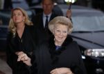 Utrecht 1 februari 2013
Koningin Beatrix viert haar 75e verjaardag in het beatrix theater in Utrecht. Koningin met prinses Mabel
Peter Smulders bv