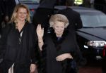 Utrecht 1 februari 2013
Koningin Beatrix viert haar 75e verjaardag in het beatrix theater in Utrecht. Koningin met prinses Mabel
Peter Smulders bv