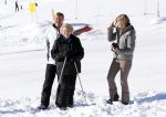 Lech, 18 Februari 2013 Fotoshoot Kon. huis in Lech tijdens de wintersportvakantie met o.a.: Koningin Beatrix, Prins Willem Alexander, Prinses Maxima, Prinses Amalia, Prinses Alexia en Prinses Ariane.
Foto Peter Smulders BV