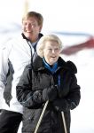 Lech, 18 Februari 2013 Fotoshoot Kon. huis in Lech tijdens de wintersportvakantie met o.a.: Koningin Beatrix, Prins Willem Alexander, Prinses Maxima, Prinses Amalia, Prinses Alexia en Prinses Ariane.
Foto Peter Smulders BV