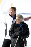Lech, 18 Februari 2013 Fotoshoot Kon. huis in Lech tijdens de wintersportvakantie met o.a.: Koningin Beatrix, Prins Willem Alexander, Prinses Maxima, Prinses Amalia, Prinses Alexia en Prinses Ariane.
Foto Peter Smulders BV