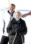 Lech, 18 Februari 2013 Fotoshoot Kon. huis in Lech tijdens de wintersportvakantie met o.a.: Koningin Beatrix, Prins Willem Alexander, Prinses Maxima, Prinses Amalia, Prinses Alexia en Prinses Ariane.
Foto Peter Smulders BV