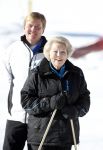 Lech, 18 Februari 2013 Fotoshoot Kon. huis in Lech tijdens de wintersportvakantie met o.a.: Koningin Beatrix, Prins Willem Alexander, Prinses Maxima, Prinses Amalia, Prinses Alexia en Prinses Ariane.
Foto Peter Smulders BV