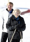 Lech, 18 Februari 2013 Fotoshoot Kon. huis in Lech tijdens de wintersportvakantie met o.a.: Koningin Beatrix, Prins Willem Alexander, Prinses Maxima, Prinses Amalia, Prinses Alexia en Prinses Ariane.
Foto Peter Smulders BV