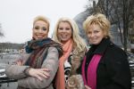 Amsterdam 26 januari 2013
Debbie Jenner Gemma v Eck en Marga Scheide tijdens intervieuw voor Stry in hotel Americain.
Peter Smulders bv