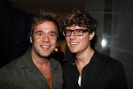 Haarlem 31 januari 2013
Premiere terug naar de kust in de schouwburg van Haarlem. Mathijs Vrieze met partner
Peter Smulders bv