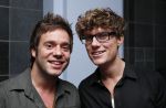 Haarlem 31 januari 2013
Premiere terug naar de kust in de schouwburg van Haarlem. Mathijs Vrieze met partner
Peter Smulders bv