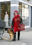 Amsterdam 4 februari 2013
Petra Heijboer met hond op de cornelis schuytstraat.
Peter Smulders bv