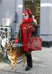 Amsterdam 4 februari 2013
Petra Heijboer met hond op de cornelis schuytstraat.
Peter Smulders bv