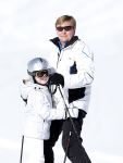 Lech, 18 Februari 2013 Fotoshoot Kon. huis in Lech tijdens de wintersportvakantie met o.a.: Koningin Beatrix, Prins Willem Alexander, Prinses Maxima, Prinses Amalia, Prinses Alexia en Prinses Ariane.
Foto Peter Smulders BV