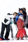 Lech, 18 Februari 2013 Fotoshoot Kon. huis in Lech tijdens de wintersportvakantie met o.a.: Koningin Beatrix, Prins Willem Alexander, Prinses Maxima, Prinses Amalia, Prinses Alexia en Prinses Ariane.
Foto Peter Smulders BV