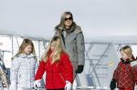 Lech, 18 Februari 2013 Fotoshoot Kon. huis in Lech tijdens de wintersportvakantie met o.a.: Koningin Beatrix, Prins Willem Alexander, Prinses Maxima, Prinses Amalia, Prinses Alexia en Prinses Ariane.
Foto Peter Smulders BV