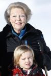 Lech, 18 Februari 2013 Fotoshoot Kon. huis in Lech tijdens de wintersportvakantie met o.a.: Koningin Beatrix, Prins Willem Alexander, Prinses Maxima, Prinses Amalia, Prinses Alexia en Prinses Ariane.
Foto Peter Smulders BV
