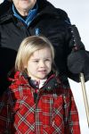 Lech, 18 Februari 2013 Fotoshoot Kon. huis in Lech tijdens de wintersportvakantie met o.a.: Koningin Beatrix, Prins Willem Alexander, Prinses Maxima, Prinses Amalia, Prinses Alexia en Prinses Ariane.
Foto Peter Smulders BV