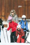 Lech, 18 Februari 2013 Fotoshoot Kon. huis in Lech tijdens de wintersportvakantie met o.a.: Koningin Beatrix, Prins Willem Alexander, Prinses Maxima, Prinses Amalia, Prinses Alexia en Prinses Ariane.
Foto Peter Smulders BV