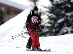 Lech, 18 Februari 2013 Fotoshoot Kon. huis in Lech tijdens de wintersportvakantie met o.a.: Koningin Beatrix, Prins Willem Alexander, Prinses Maxima, Prinses Amalia, Prinses Alexia en Prinses Ariane.
Foto Peter Smulders BV
