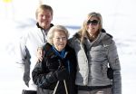 Lech, 18 Februari 2013 Fotoshoot Kon. huis in Lech tijdens de wintersportvakantie met o.a.: Koningin Beatrix, Prins Willem Alexander, Prinses Maxima, Prinses Amalia, Prinses Alexia en Prinses Ariane.
Foto Peter Smulders BV