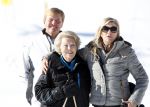 Lech, 18 Februari 2013 Fotoshoot Kon. huis in Lech tijdens de wintersportvakantie met o.a.: Koningin Beatrix, Prins Willem Alexander, Prinses Maxima, Prinses Amalia, Prinses Alexia en Prinses Ariane.
Foto Peter Smulders BV