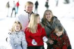 Lech, 18 Februari 2013 Fotoshoot Kon. huis in Lech tijdens de wintersportvakantie met o.a.: Koningin Beatrix, Prins Willem Alexander, Prinses Maxima, Prinses Amalia, Prinses Alexia en Prinses Ariane.
Foto Peter Smulders BV