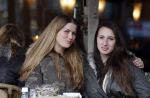Amsterdam 4 februari 2013
Renee Gunning met een vriendin op terras.
Peter Smulders bv