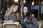 Amsterdam 4 februari 2013
Renee Gunning met een vriendin op terras.
Peter Smulders bv