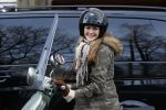 Amsterdam 28 januari 2013
Renee Gunning op vespa scooter.
Peter Smulders bv