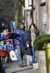 Amsterdam 6 februari 2013
Frank Rijkaard en zijn vrouw Stephanie  hebben hun zoon opgehaald van school
Peter Smulders bv