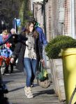 Amsterdam 6 februari 2013
Frank Rijkaard en zijn vrouw Stephanie  hebben hun zoon opgehaald van school
Peter Smulders bv